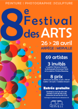 Affiche Festival des arts Merville