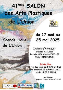 affiche salon Arts plastiques de l'Union